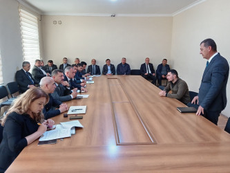 Goranboy rayon İcra Hakimiyyətində vətəndaşların müraciətləri dinlənildi