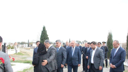 Rəhimli kəndində şəhidlərimizin  məzarları ziyarət edildi