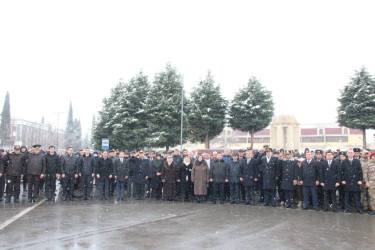 Goranboyda, "20 Yanvar faciəsinin 36-cı ildönümü" ilə bağlı Anım tədbirləri keçirildi