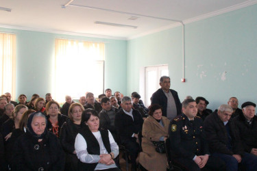 Yeni yol kəndində səyyar qəbul keçirildi
