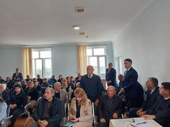 Fəxralı kəndində səyyar qəbul keçirildi
