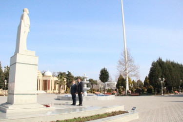 Gənclər və İdman naziri Goranboyda vətəndaşları qəbul etdi