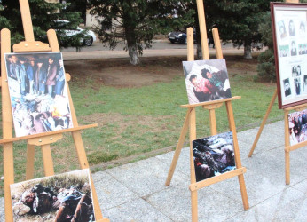 Goranboyda, Xocalı soyqırımı faciəsinin 34-cü ildönümü ilə bağlı, ümumrayon tədbiri keçirildi