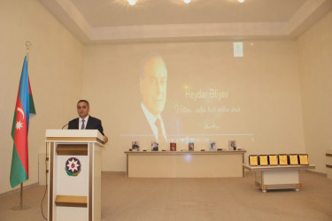 Goranboyda Ümummilli Lider Heydər Əliyevin 103-cü ildönümü ilə bağlı "Vətənə, xalqa həsr edilən ömür" mövzusunda konfrans keçirildi