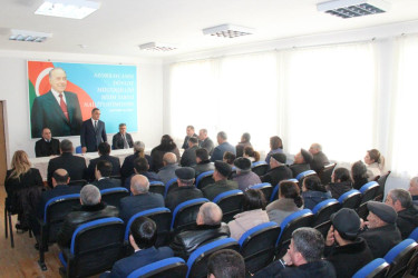 Qarqucaq kəndində səyyar qəbul keçirildi