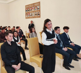 "Goranboy 2026-Gənclər Paytaxtı" ümumrayon tədbirləri çərçivəsində, Heydər Əliyev Mərkəzində bir qrup fəal gənclərlə görüş keçirildi
