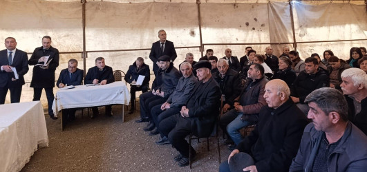 Kələk kəndində səyyar qəbul keçirildi