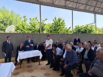 Həmənli kəndində səyyar qəbul keçirildi