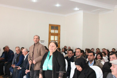Qızılhacılıda səyyar qəbul keçirildi