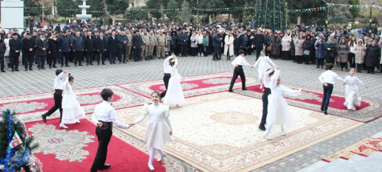 Goranboyda, “Konstitusiya və Suverenlik İli” çərçivəsində, 31 Dekabr-Dünya Azərbaycanlılarının  Həmrəyliyi Günü və 2026-cı ilin gəlişi ilə bağlı, tədbir keçirildi