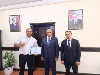 Goranboyda qalib idmançı ilə görüş keçirildi