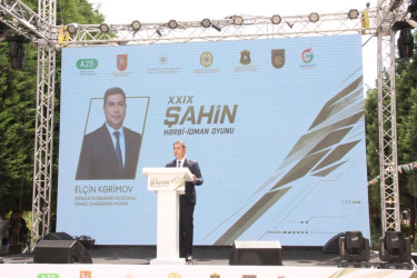 Goranboyda XXIX “Şahin” Hərbi-İdman oyununun final mərhələsi təntənəli şəkildə keçirildi