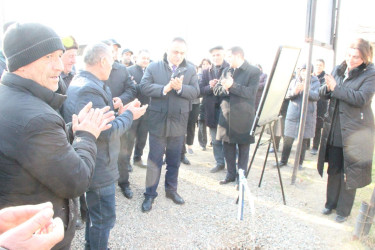 Fəxralı kəndində sakinlərin su təminatının yaxşılaşdırılması sahəsində əsaslı işlər görülüb