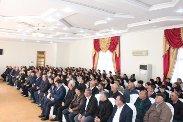Qızılhacılıda səyyar qəbul keçirildi
