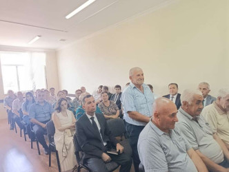 Goranboyda növbəti səyyar qəbul Tatarlı kəndində keçirildi