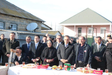 Goranboyda şəhid ailələri ilə birgə od çərşənbəsi qeyd edildi