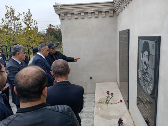 Fəxarlı kəndində Şəhidlər Xatirə Abidəsi yenidənqurma işlərindən sonra ziyarət olundu