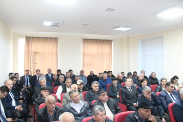 Goranboyda növbəti səyyar qəbul Səmədabad kəndində keçirildi