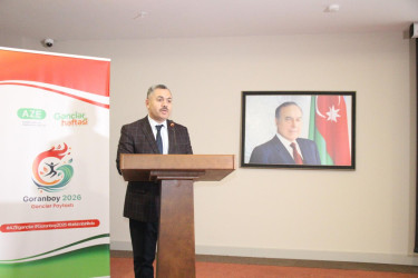 "Goranboy 2026-Gənclər Paytaxtı" ümumrayon tədbirləri çərçivəsində, Olimpiya İdman Kompleksində 60 nəfər şəhid övladlarının iştirakı ilə təşkil olunan gənclik düşərgəsinin açılış mərasimi keçirildi