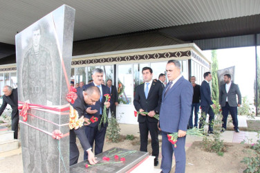 “27 sentyabr-Anım Günü”nün beşinci ildönümü ilə bağlı Səfikürd Şəhidlər Xiyabanında şəhidlərimizin məzarları ziyarət olundu