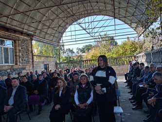Goranboyda Kəhrizli kəndində səyyar qəbul keçirildi