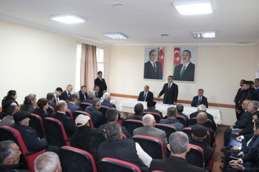Goranboyda növbəti səyyar qəbul Səmədabad kəndində keçirildi