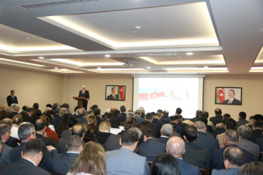 Goranboyda “08 noyabr-Zəfər Günü”nə həsr olunmuş, “Azərbaycan Respublikasının Prezidenti cənab İlham Əliyev-Qələbənin, Zəfərin memarı” adlı konfrans keçirildi