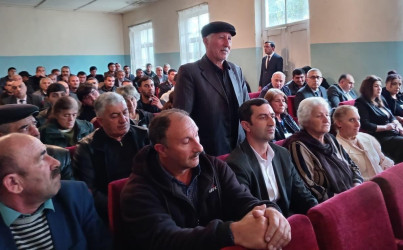 Goranboyda növbəti səyyar qəbul Qaradağlıda keçirildi