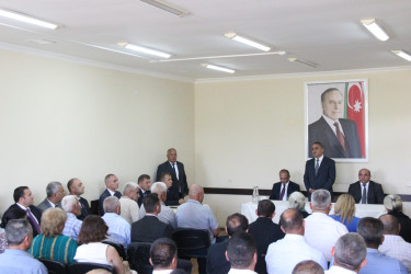 Goranboyda növbəti səyyar qəbul Tatarlı kəndində keçirildi