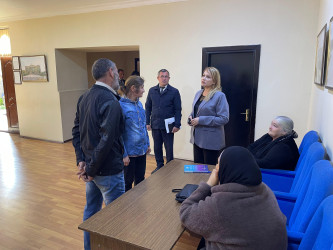 Goranboy rayon İcra Hakimiyyətində vətəndaşların müraciətləri dinlənildi
