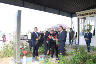 “27 sentyabr-Anım Günü”nün beşinci ildönümü ilə bağlı Səfikürd Şəhidlər Xiyabanında şəhidlərimizin məzarları ziyarət olundu