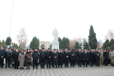 Goranboyda, “Konstitusiya və Suverenlik İli” çərçivəsində, 31 Dekabr-Dünya Azərbaycanlılarının  Həmrəyliyi Günü və 2026-cı ilin gəlişi ilə bağlı, tədbir keçirildi