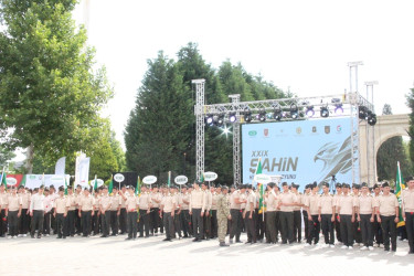 Goranboyda XXIX “Şahin” Hərbi-İdman oyununun final mərhələsi təntənəli şəkildə keçirildi