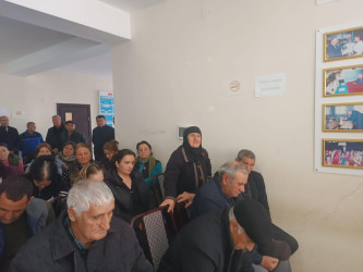 Təklə kəndində səyyar qəbul keçirildi