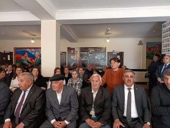 Goranboyda növbəti səyyar qəbul Məşədiqaralar kəndində keçirildi