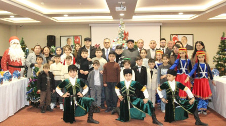 Goranboyda 31 dekabr-Dünya Azərbaycanlılarının Həmrəylik Günü və Yeni ilin gəlişi ilə bağlı, şəhidlərimizin azyaşlı övladları ilə görüş keçirildi