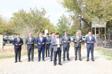 Rəhimli kəndində şəhidlərimizin  məzarları ziyarət edildi