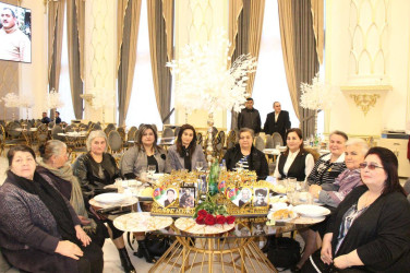"8 mart - Beynəlxalq Qadınlar Günü" münasibətilə şəhid ailələri ilə birgə bayram tədbiri keçirildi