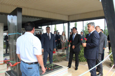 “27 sentyabr-Anım Günü”nün beşinci ildönümü ilə bağlı Səfikürd Şəhidlər Xiyabanında şəhidlərimizin məzarları ziyarət olundu