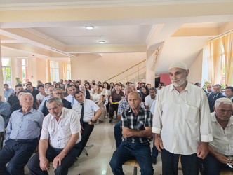 Goranboy şəhərində səyyar qəbul keçirildi