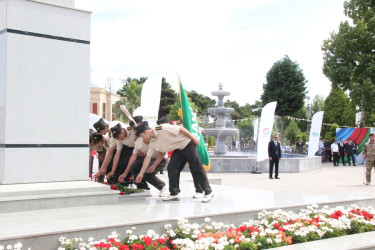 Goranboyda XXIX “Şahin” Hərbi-İdman oyununun final mərhələsi təntənəli şəkildə keçirildi