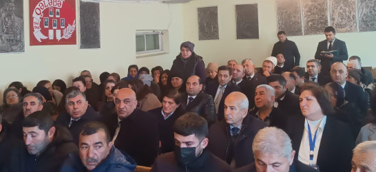 Goranboyda cari ilin son səyyar qəbulu Boluslu kəndində keçirildi