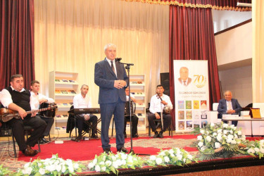 Goranboyda şair, yazıçı-publisist İsgəndər Səklikovun 70 illik yubileyinə həsr olunmuş tədbir keçirildi