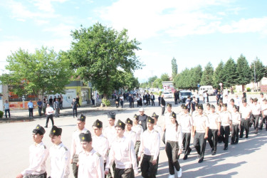 Goranboyda XXIX “Şahin” Hərbi-İdman oyununun final mərhələsi təntənəli şəkildə keçirildi