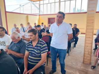 Goranboyda növbəti səyyar qəbul Nadirkənd kəndində keçirildi